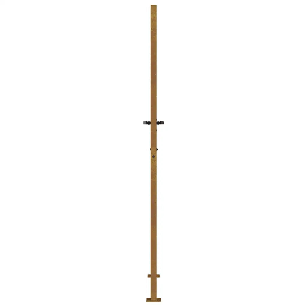 Cancello da Giardino 105x205 cm in Acciaio Corten Design Albero