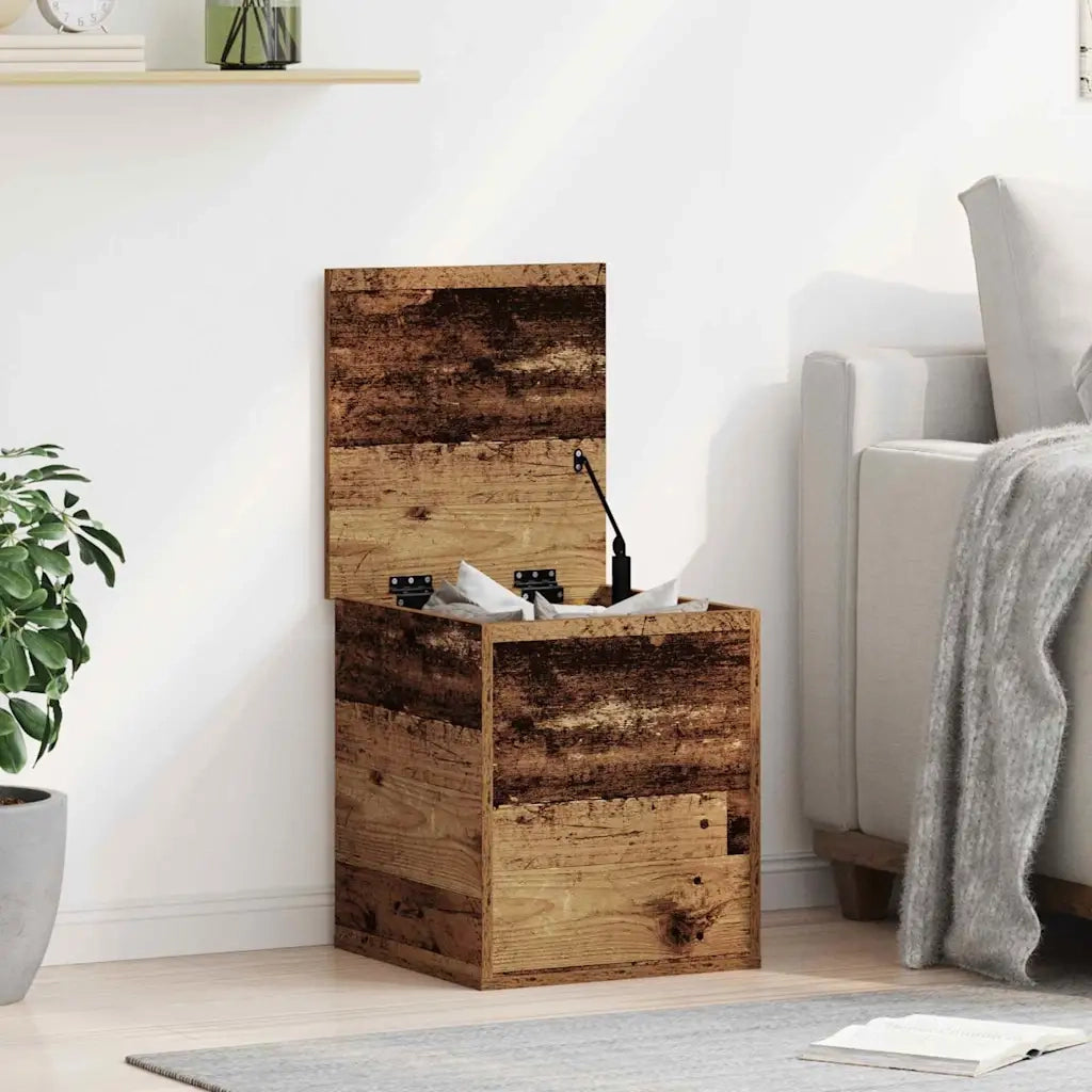 Scatola di Stoccaggio Legno vecchio 40 x 42 x 46 cm CFW9789515