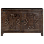 Credenza con Design Intagliato 110x35x70 cm in Legno di Mango 247765