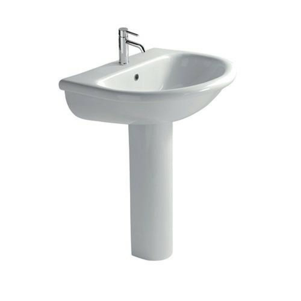 Galassia piuma lavabo 64x50x21h bianco b07rczxfbf