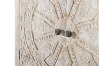 Credenza a due ante realizzata a mano in legno di mango