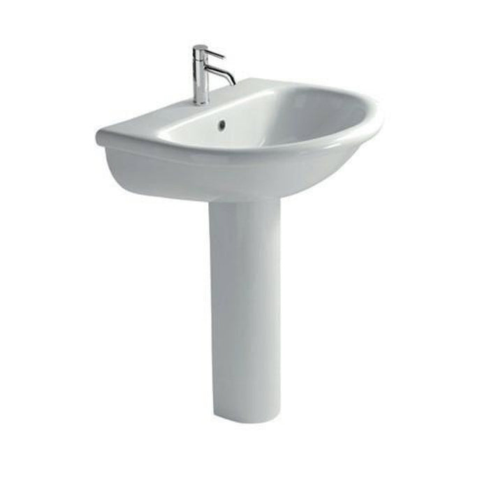 Galassia piuma lavabo 64x50x21h bianco b07rczxfbf