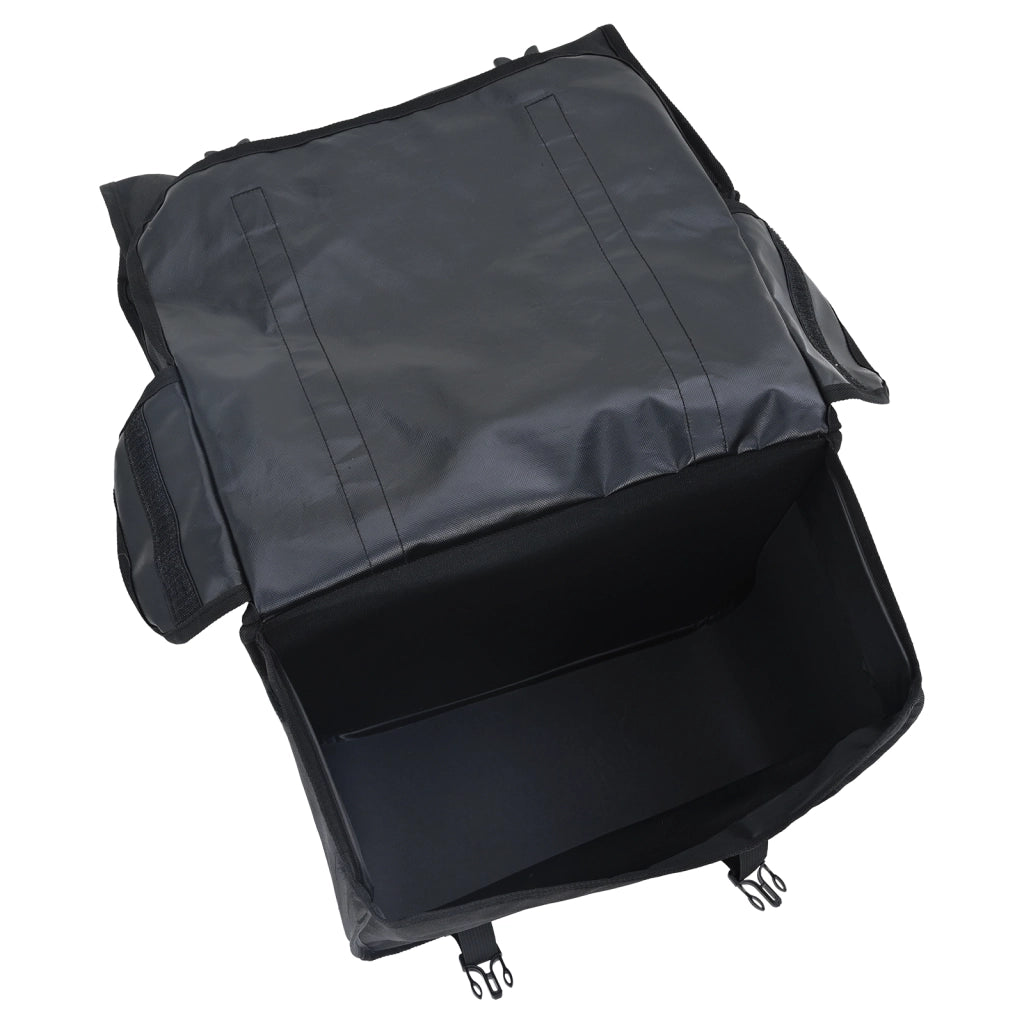 Borsa da pannier doppia per biciclette 48 L Nera