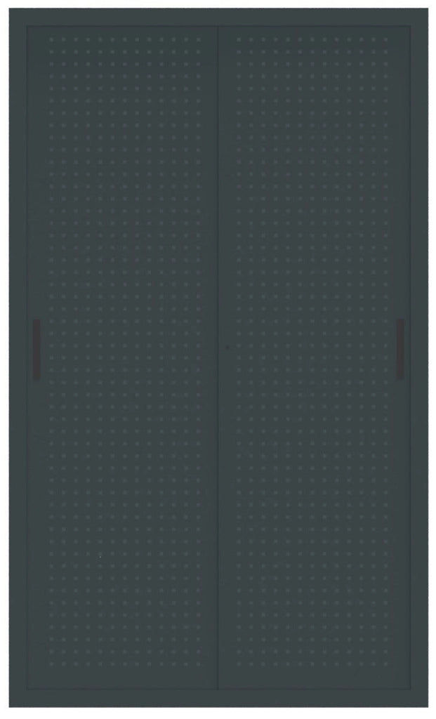 Armadio per archiviazione documenti da ufficio con ante forate cm. 120x37,5x200H