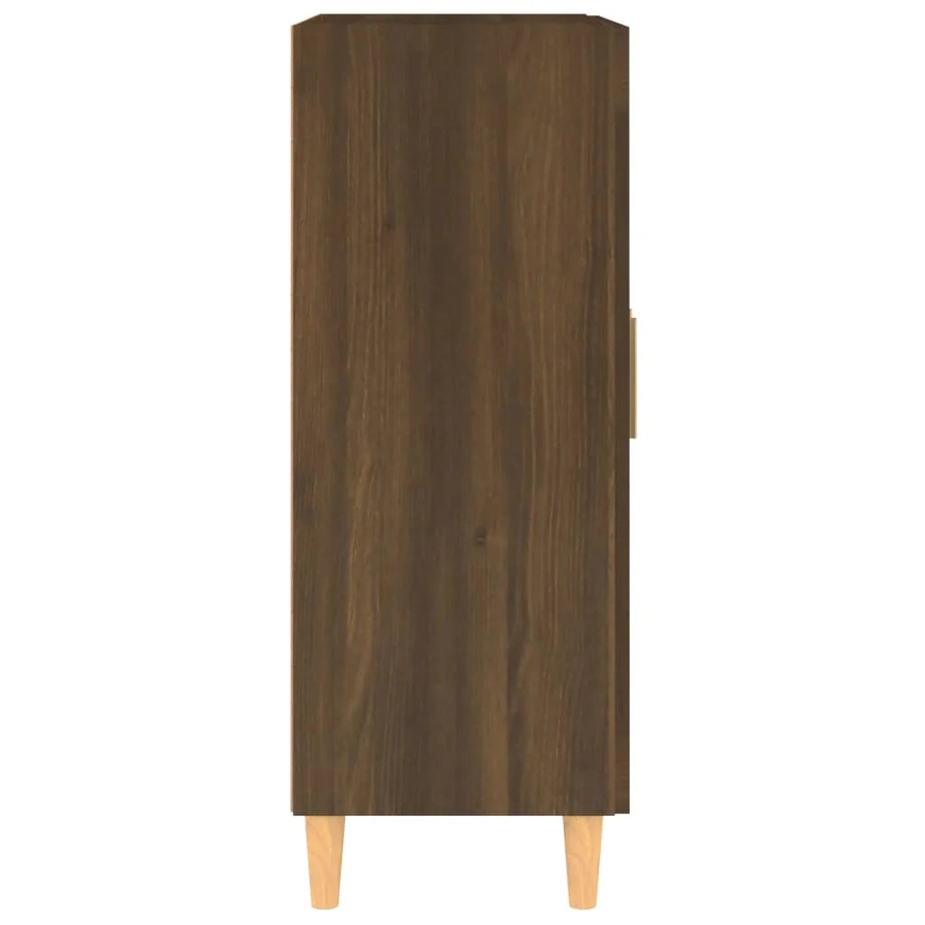 Buffet credenza cassettiera armadio mobile contenitore organizer per cucina soggiorno salotto 69,5 x 34 x 90 cm legno ingegnerizzato marrone 02_0031340