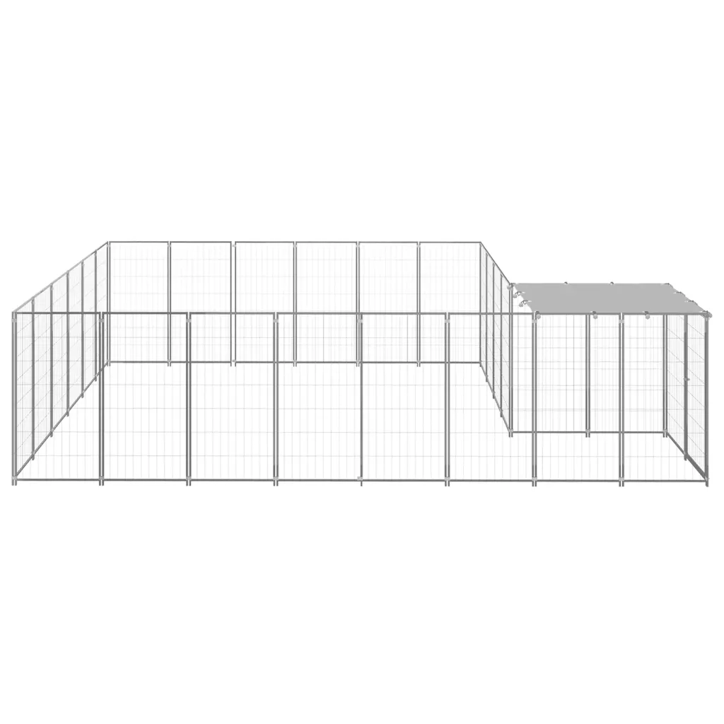 Gabbia per Cani Argento 12,1 mÂ² in Acciaio   cod mxl 48576