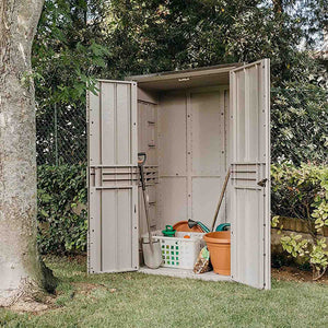 Store away high - casetta da giardino in resina 130x75x206h cm