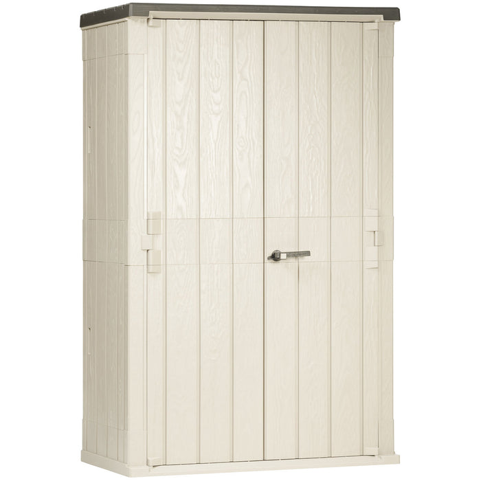 Store away high - casetta da giardino in resina 130x75x206h cm