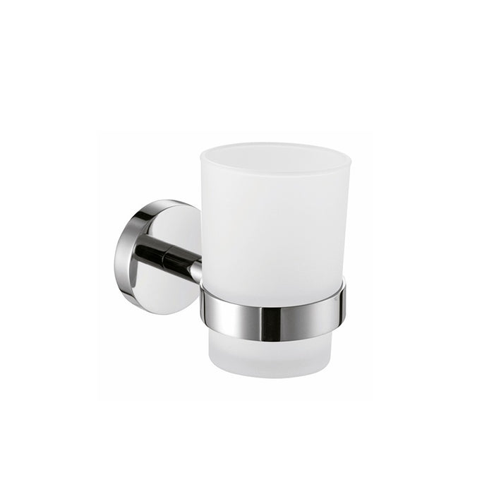 Bicchiere porta spazzolini serie shell - fissaggio ad incollo o con viti