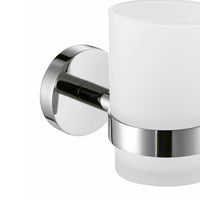 Bicchiere porta spazzolini serie shell - fissaggio ad incollo o con viti