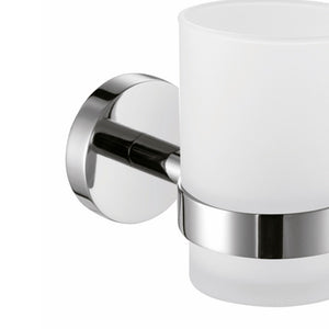 Bicchiere porta spazzolini serie shell - fissaggio ad incollo o con viti