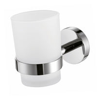 Bicchiere porta spazzolini serie shell - fissaggio ad incollo o con viti
