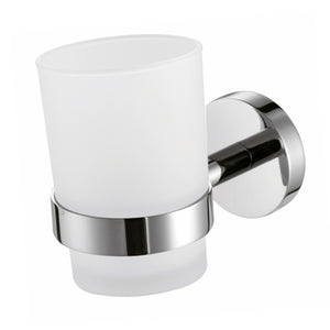 Bicchiere porta spazzolini serie shell - fissaggio ad incollo o con viti