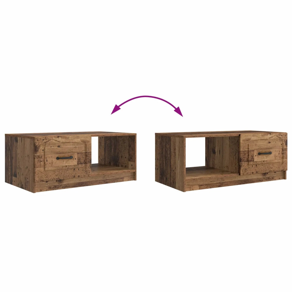 Tavolino da salotto Legno antico 90 x 50 x 37 cm 895883