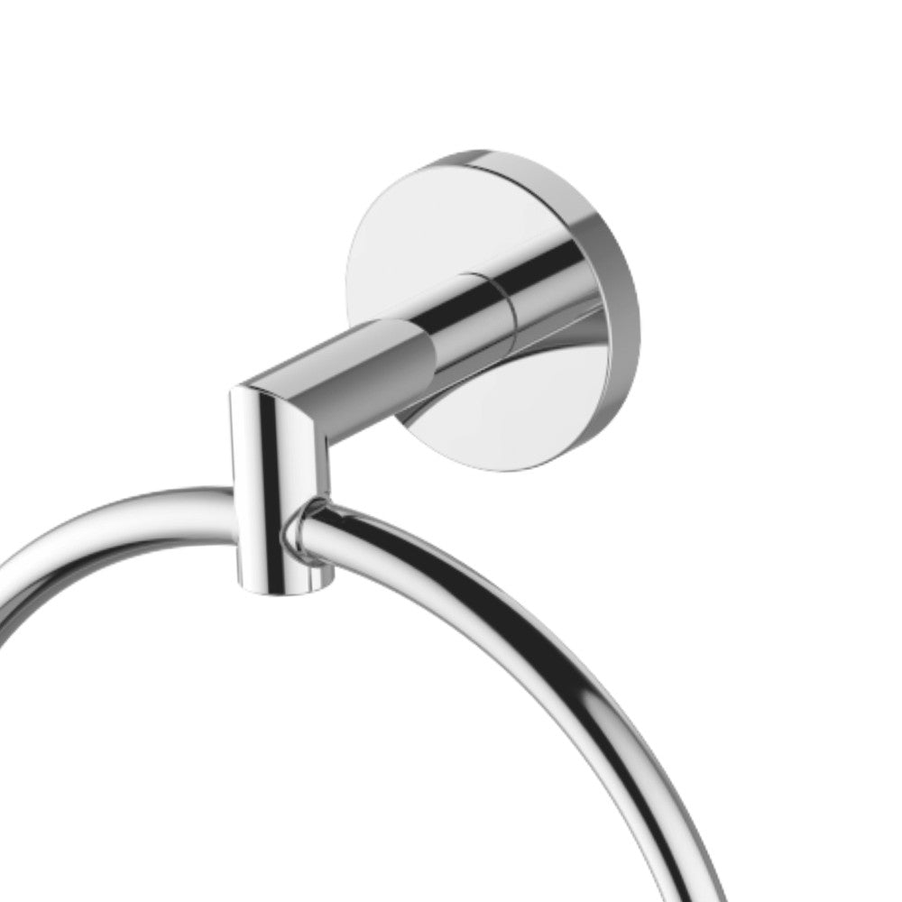 Porta salviette ad anello serie shell - fissaggio ad incollo o con viti