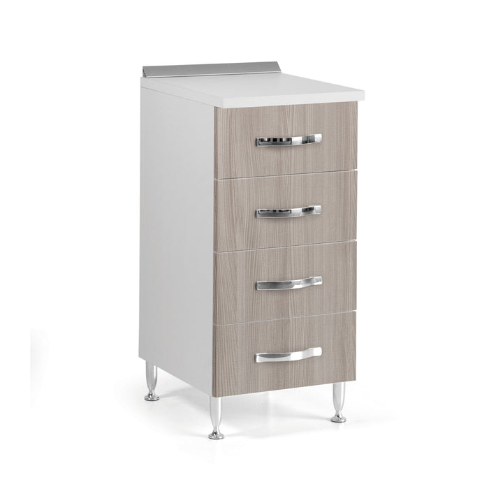 CASSETTIERA 40X50XH85CM BIANCO OLMO