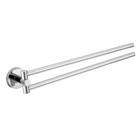 Porta salviette a snodo serie shell - fissaggio ad incollo o con viti