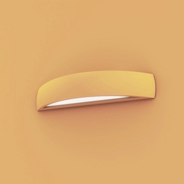 Faretto CRESCENT L da parete in gesso Verniciabile 230V E14 2x28W