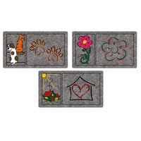 ZERBINO GRAFIC 40X70CM GRIGIO