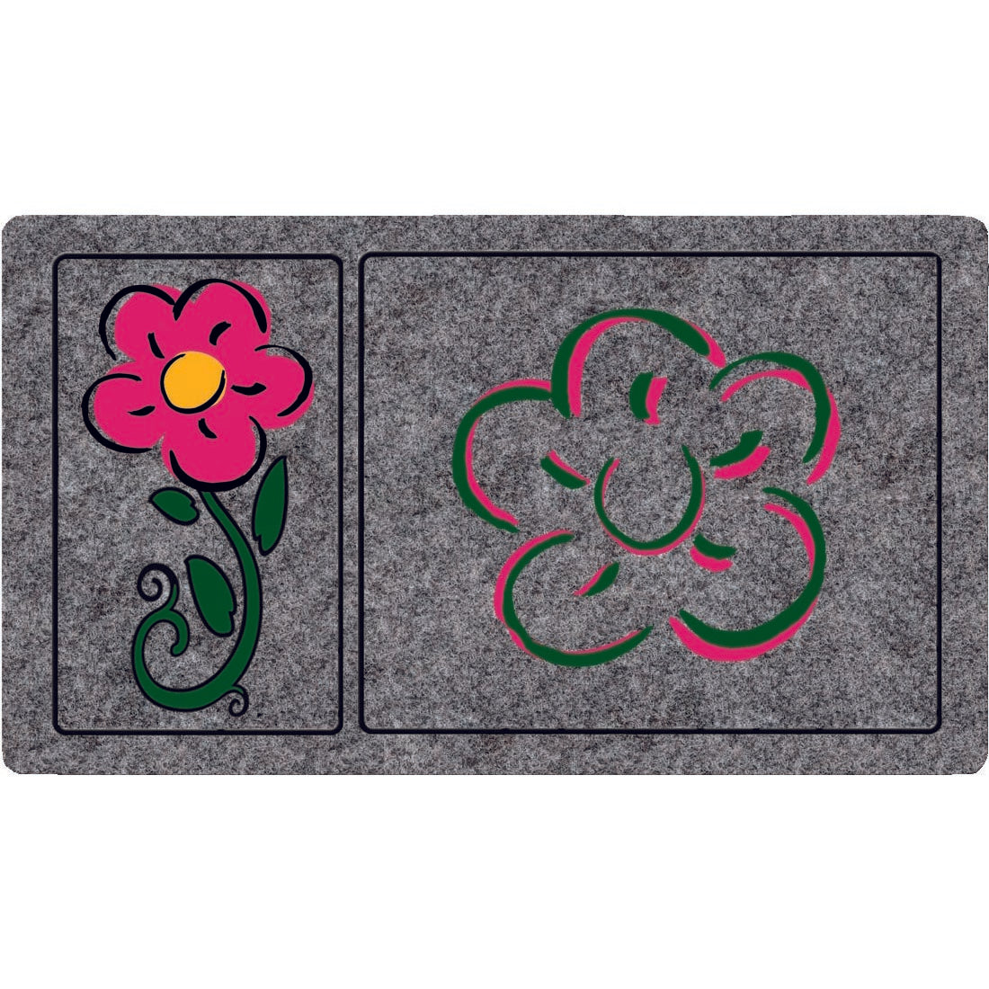 ZERBINO GRAFIC 40X70CM GRIGIO