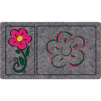 ZERBINO GRAFIC 40X70CM GRIGIO