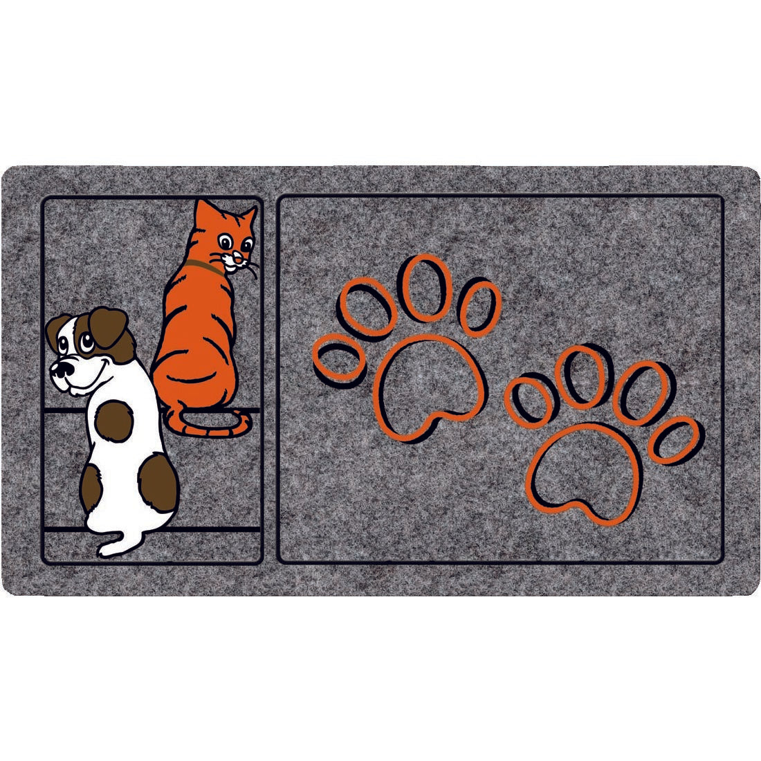 ZERBINO GRAFIC 40X70CM GRIGIO