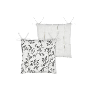 CUSCINO GALETTE CLARINE 38X38CM ECRU'.