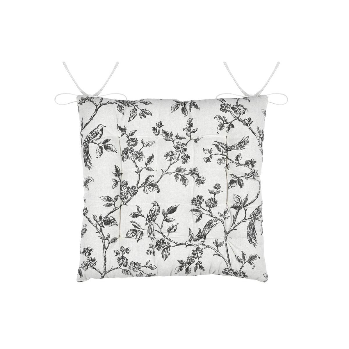 CUSCINO GALETTE CLARINE 38X38CM ECRU'.