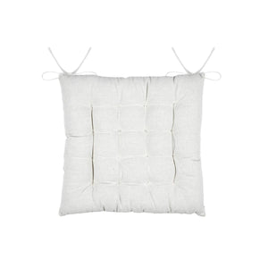 CUSCINO GALETTE CLARINE 38X38CM ECRU'.