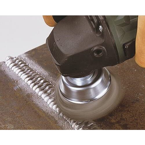 SPAZZOLA METALLICA INTRECCIATA A TAZZA D.75MM M14