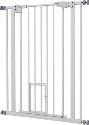 Sistema di Protezione per Animali con Porta e Chiusura Automatica - Doppio Sistema di Blocco, Altezza 104 cm, Senza Foratura