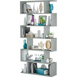 LIBRERIA AURA 80X25XH192CM CEMENTO