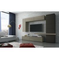 PARETE ATTREZZATA ZANTE 300X50XH220CM CONGO/ZONDA