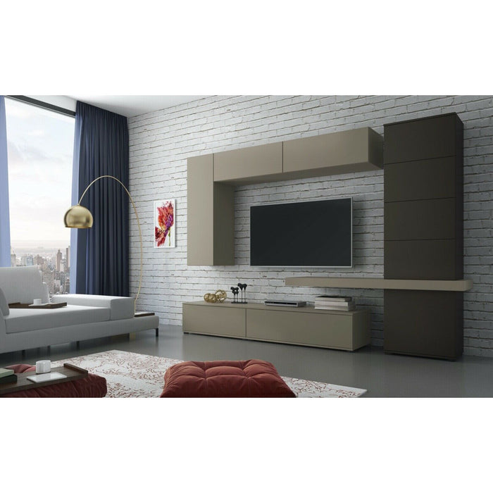 PARETE ATTREZZATA ZANTE 300X50XH220CM CONGO/ZONDA