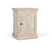 Tavolino in legno di mango con finitura sabbia