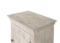 Tavolino in legno di mango con finitura sabbia