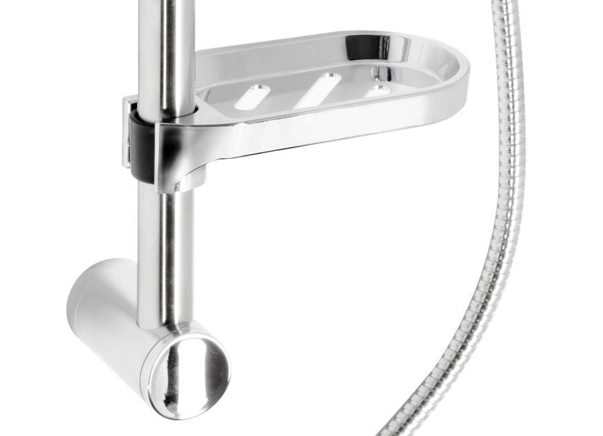 Saliscendi completo con doccia multigetto regolabile con 5 getti