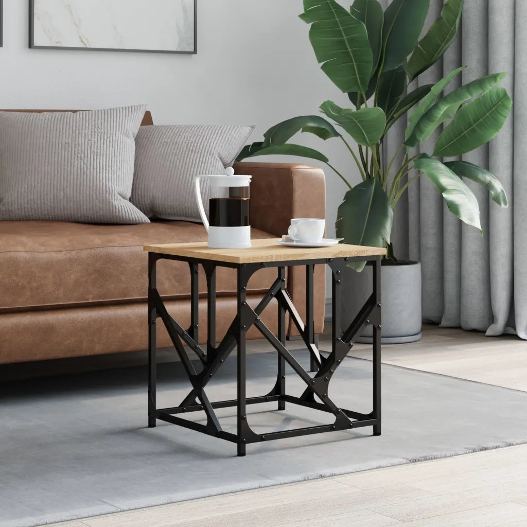 Tavolino salotto | Tavolino da caff¨¨ | Tavolino da Soggiorno Rovere Sonoma 45x45x47,5 cm Legno Multistrato