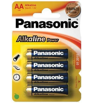 Goobay LR6 4-BL Panasonic Alkaline Power Batteria monouso Stilo AA Alcalino