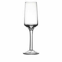Bitossi Home 6 Flute champagne in vetro soffiato trasparente H23 Diam 6,5