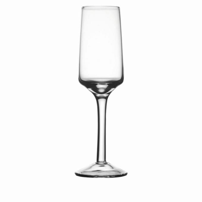 Bitossi Home 6 Flute champagne in vetro soffiato trasparente H23 Diam 6,5