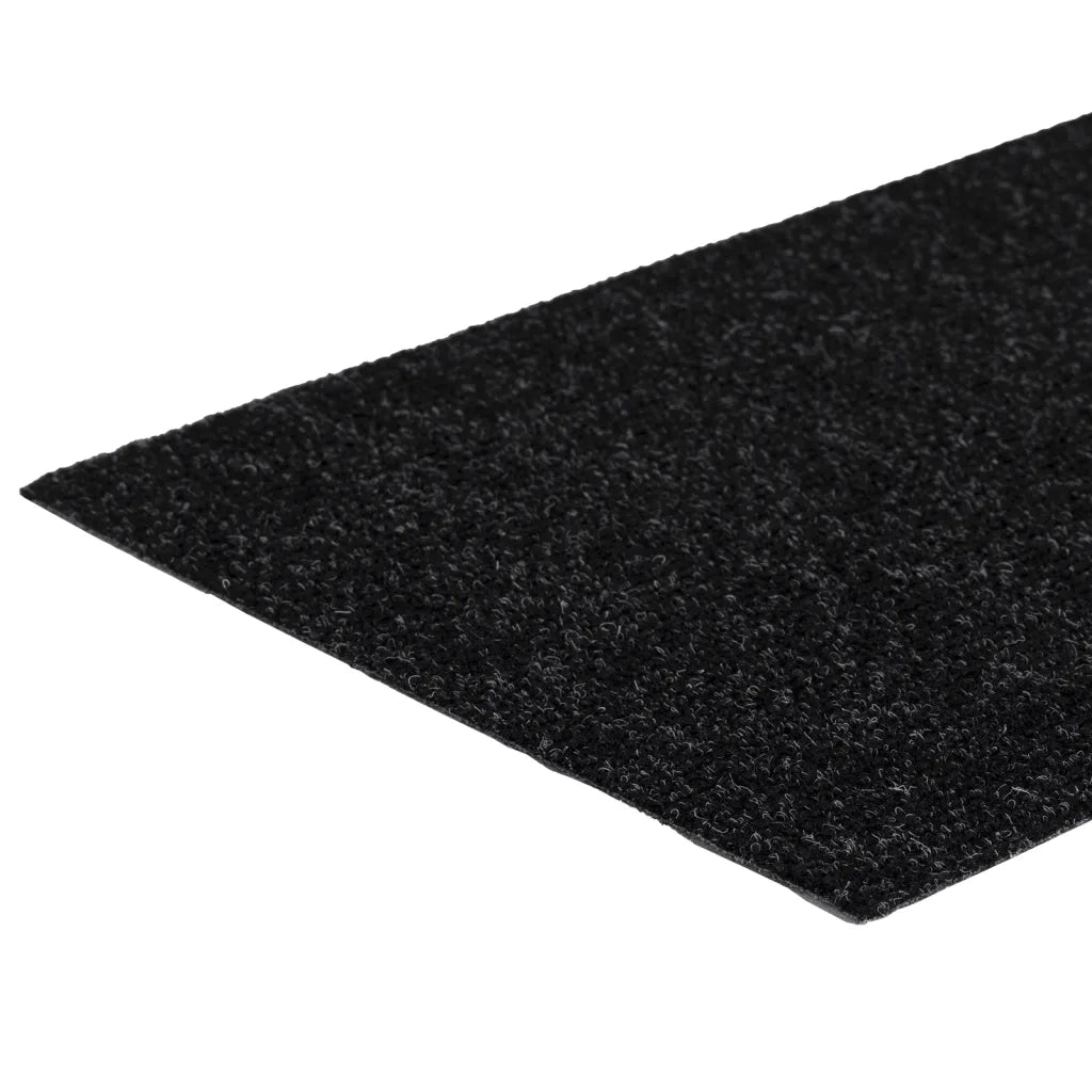 Tappetini per scale autoadesivi 15 pz 60x25 cm neri rettangolari 326914