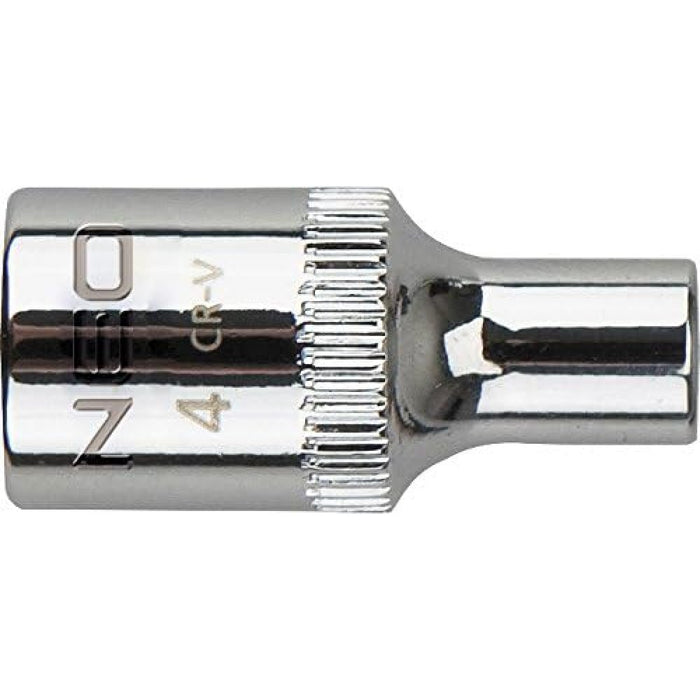 Topex 08-221 chiave a bussola a a 6 punti, superlock, 1/4, 4,5