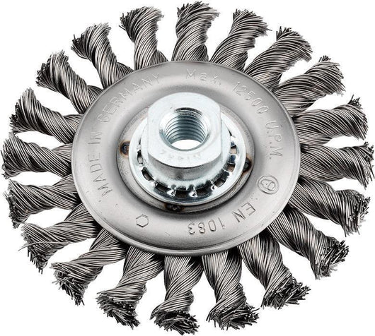 kwb 719730 Ruota a raggi di filo di acciaio Spazzola a disco 11,5 cm