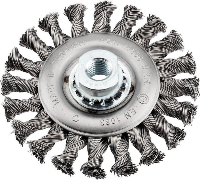 kwb 719730 Ruota a raggi di filo di acciaio Spazzola a disco 11,5 cm