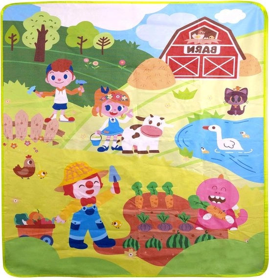 Deken per picnic acqua - 150 x 150 cm - tappeto per spiaggia - pieghevole e trasportabile - campeggio esterno -  - Ecozee