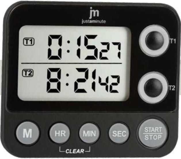 Lowell JT-5413N timer da cucina Timer da cucina digitale Nero