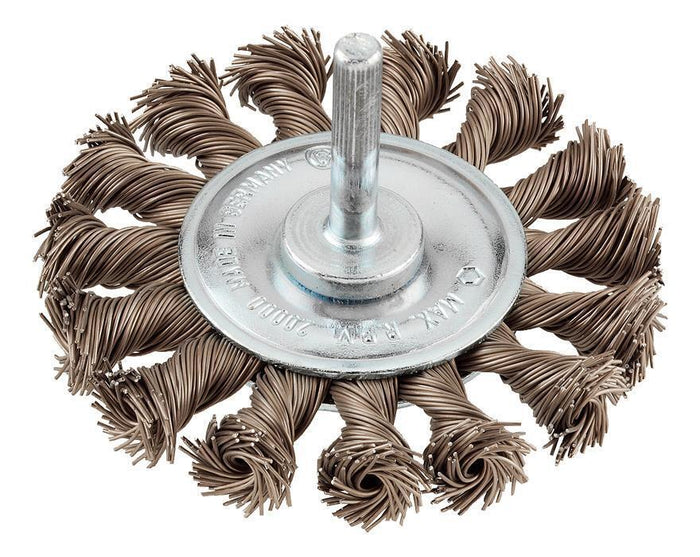 kwb 603030 Ruota a raggi di filo di acciaio Spazzola a disco 7 cm