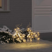 Renne LED con 40 LED 2 pcs Bianco caldo PET 42019142