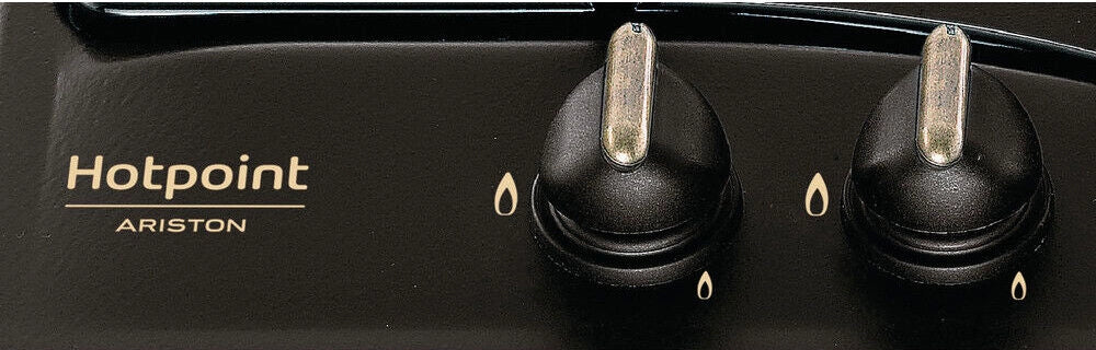 Piano Cottura A Gas Hotpoint Ariston PCN 640 T (AN) R /HA 4 Fuochi (L59xP51) F154763 Nero